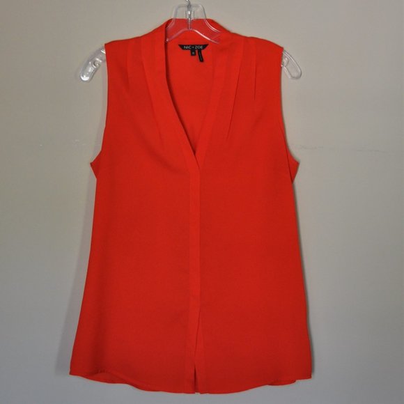 NIC + ZOE Silky Sleeveless Top | Size M - Picture 3 of 9